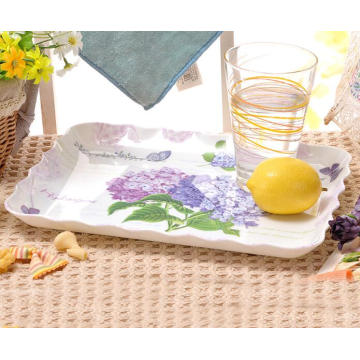 (BC-TM1022) Hot-Sell High quality Reuseable Melamine Serving Tray